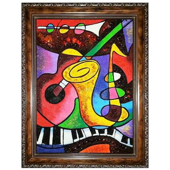 Картина из янтаря "Оркестр" 60x80 Картина из янтаря "Оркестр" 60x80