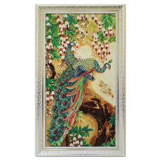 Картина из янтаря "Павлины" 20x30 Картина из янтаря "Павлины" 20x30