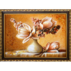 Картина из янтаря "Первоцвет" 20x30 Картина из янтаря "Первоцвет" 20x30