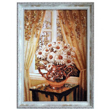 Картина из янтаря "Ромашки" 20x30 Картина из янтаря "Ромашки" 20x30