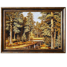 Картина из янтаря "Сосновый бор" 20x30 Картина из янтаря "Сосновый бор" 20x30