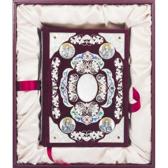 Подарочное Евангелие в кожаном футляре Подарочное Евангелие в кожаном футляре