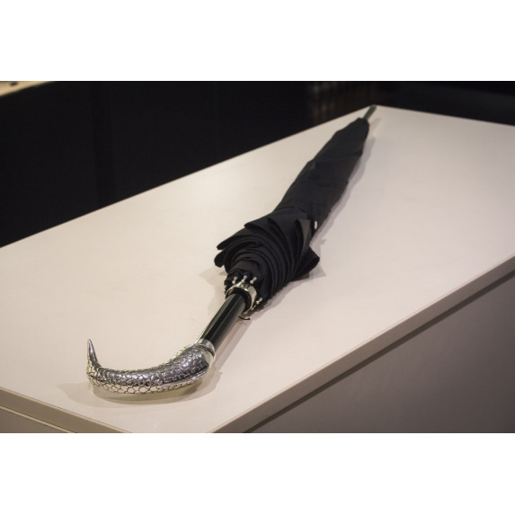 Зонт мужской чёрный "Рыба" Зонт мужской чёрный "Рыба"