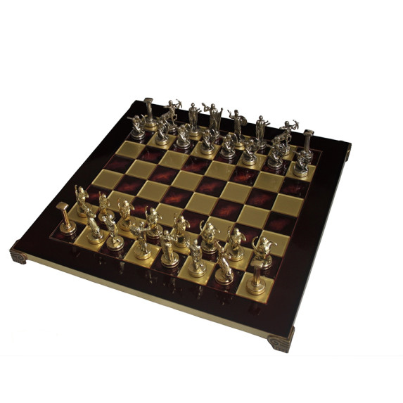 Шахматы Manopoulos Геркулес S5RED красные