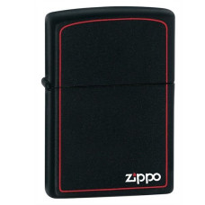 Зажигалка Zippo Black Matte w/ Border 218ZB Зажигалка Zippo Black Matte w/ Border 218ZB